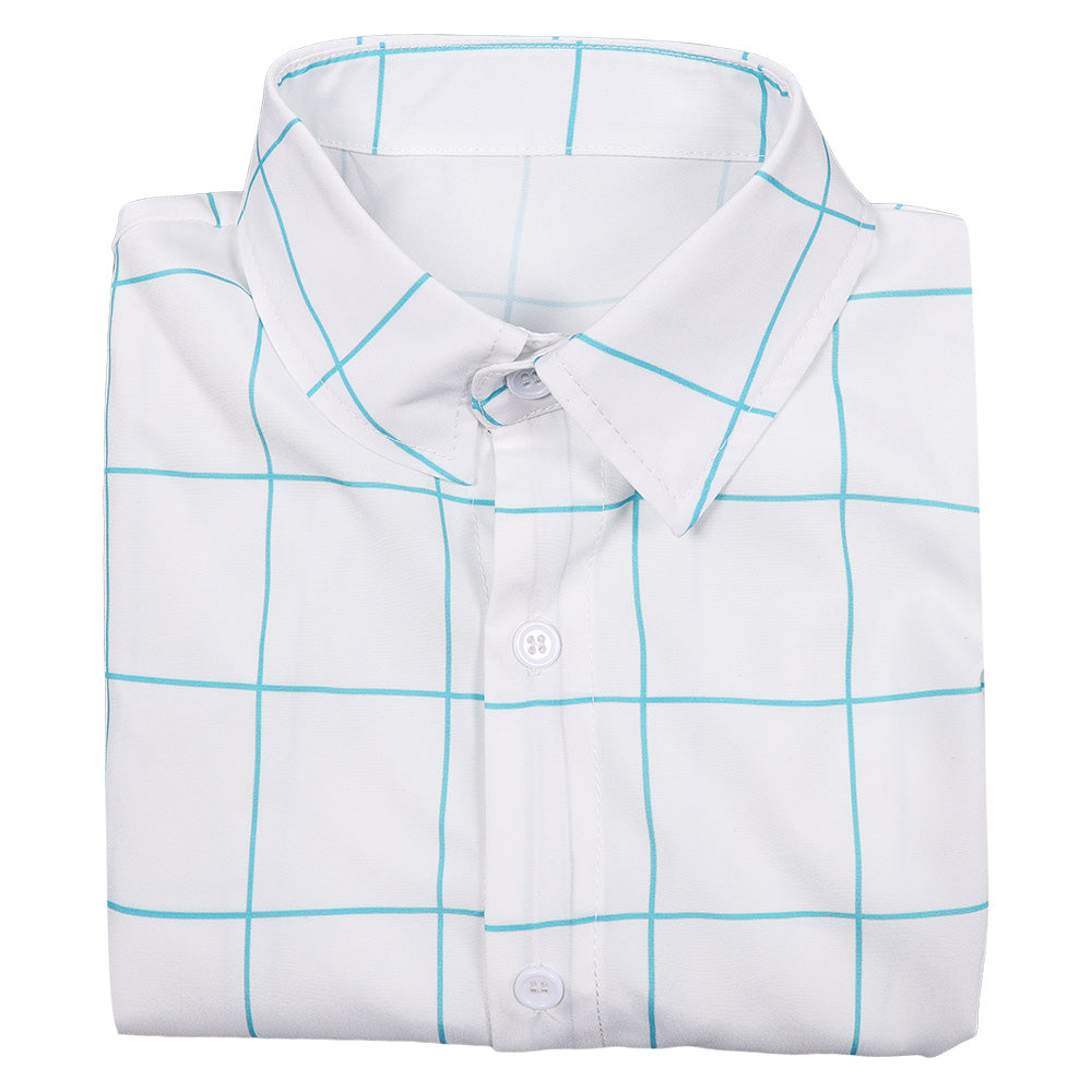Déguisement Enfant KPop Demon Hunters(2025) Jinu Saja Chemise Rose/Blanche Costume