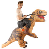 Déguisement Adulte Dinosaure Gonflable T-Rex Homme sur T- Rex Costume