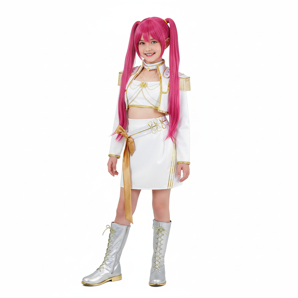 Déguisement Enfant KPop Demon Hunters Huntrix Rumi Mira Zoey What It Sounds Like Tenue Costume