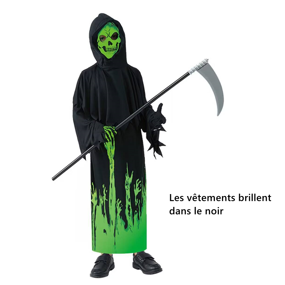 Déguisement Enfant Faucheur Darkseid Fantôme Costume+Accessoire Faux