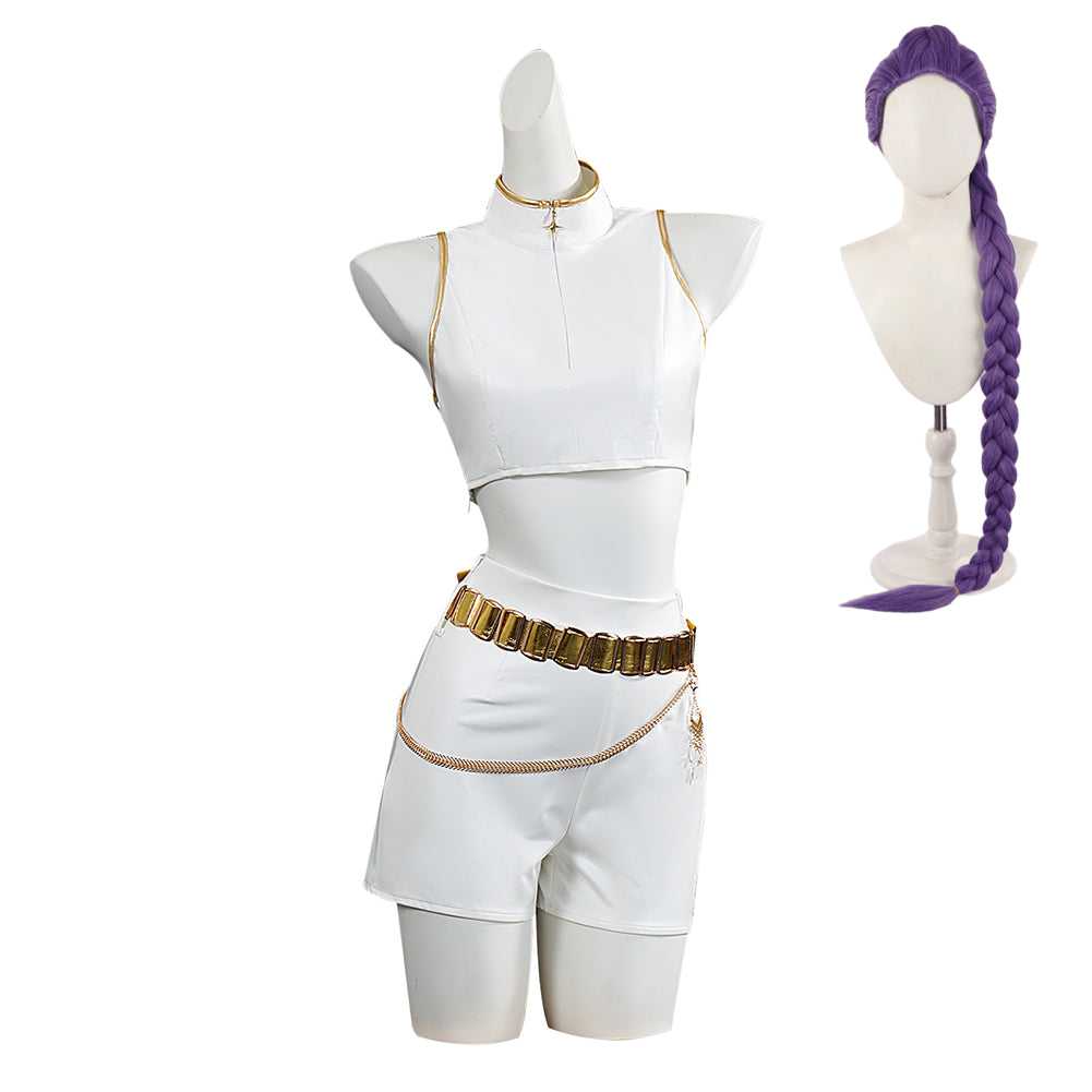 Déguisement Enfant KPop Demon Hunters Huntrix Rumi Mira Zoey What It Sounds Like Tenue Costume