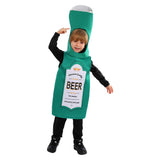 Déguisement Enfant Bouteille de Bière Costume Vert pour Oktoberfest