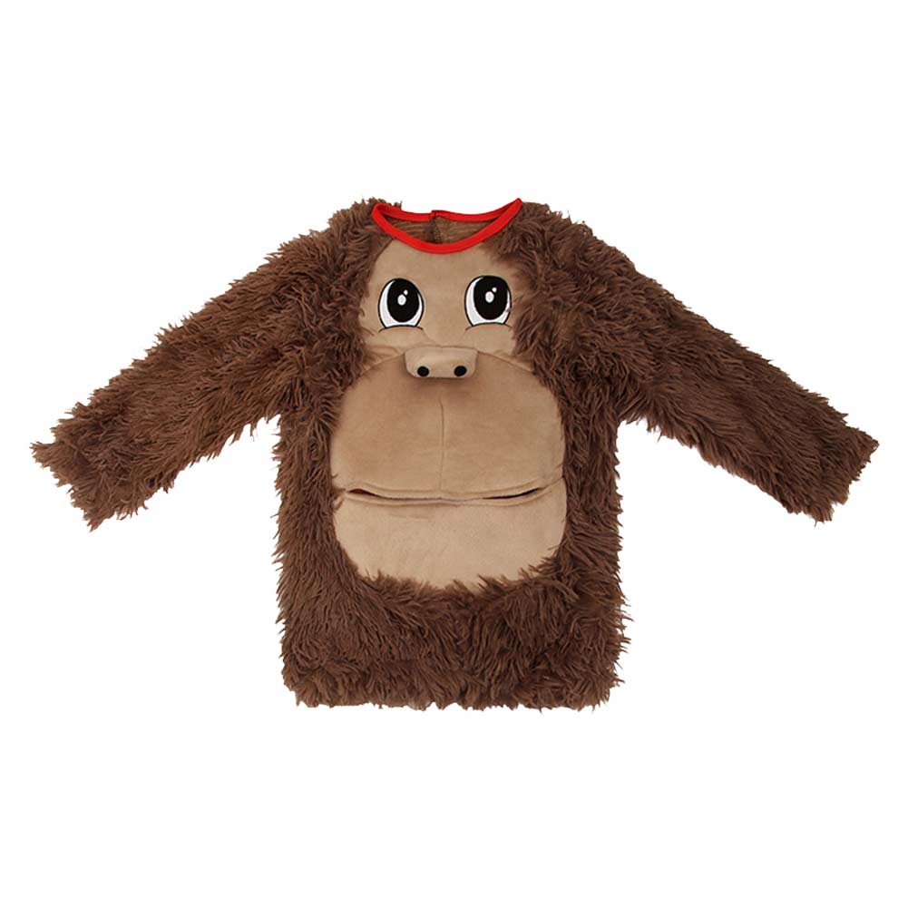 Déguisement Enfant Haut à Manches Longues Gorilla Imprimé Costume d'Halloween