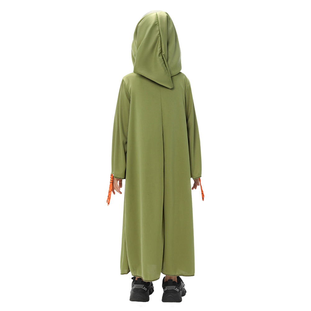 Déguisement Enfant Pumpkin Skeleton Tenue Verte Costume d'Halloween