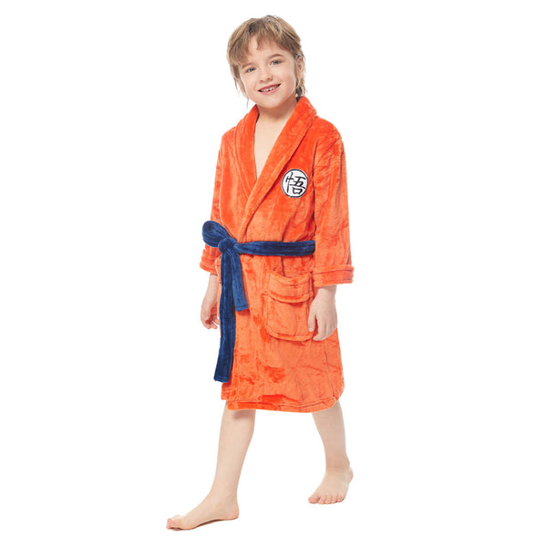 Peignoir Kimono Fille - Manches Courtes Oversized, Ceinture - Motif Mignon - Pour Bain, Détente - Tailles 2-3 Ans à 7-8 Ans - 2