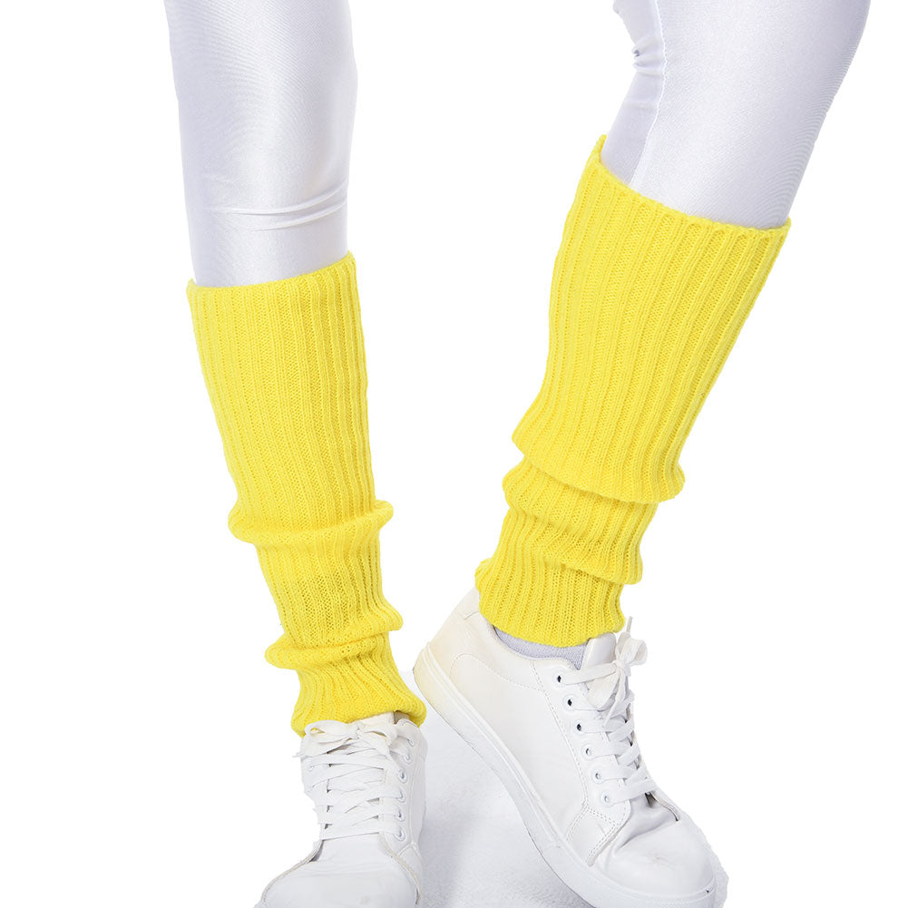 Déguisement Aérobic Femme 80s Hippie Disco Sportwear Ensemble 6 Pièces