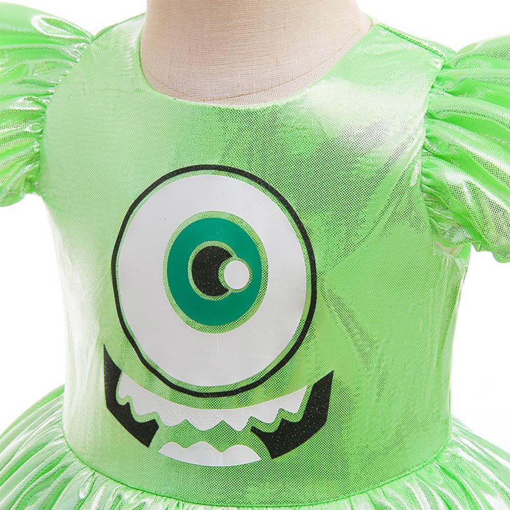 Déguisement Enfant Monstres Academy Mike Wazowski Robe Costume Carnaval