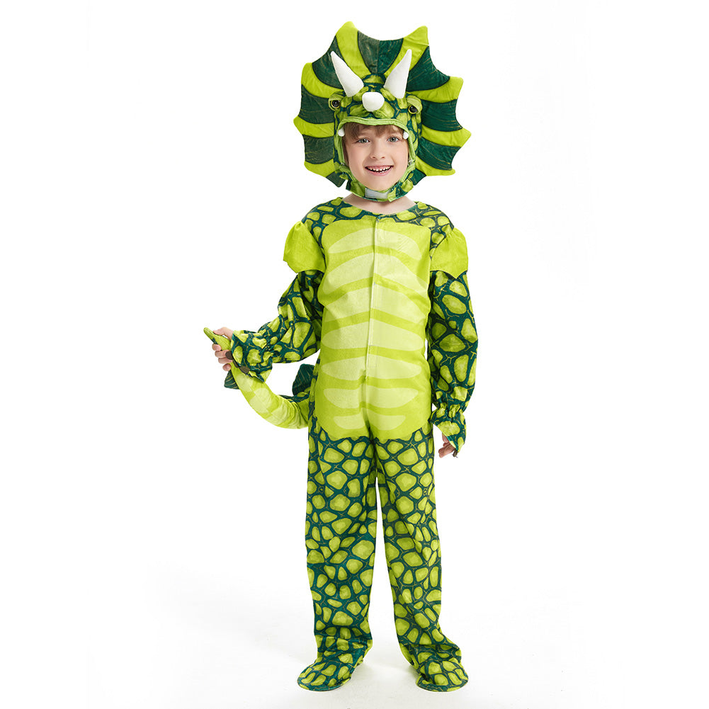 Déguisement Enfant Dinosaure en Triangle Costume Halloween Carnaval