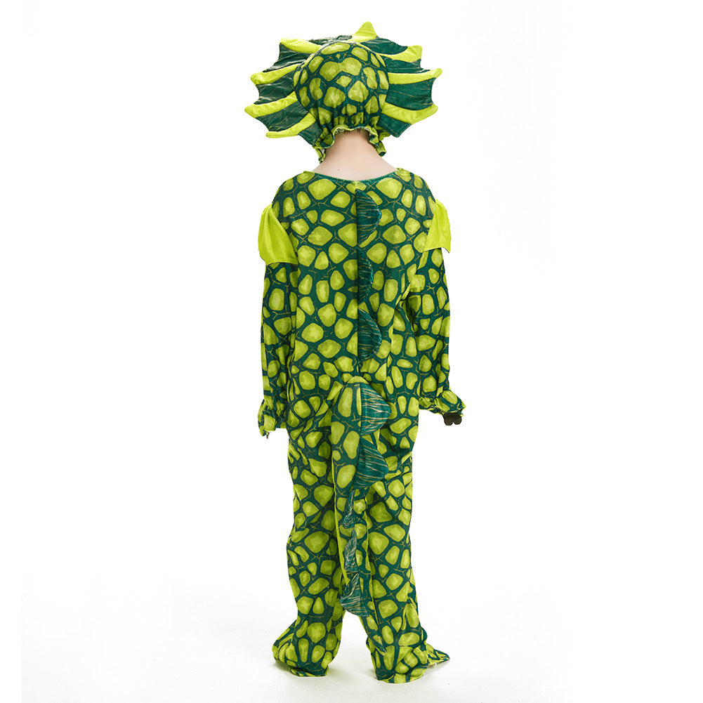 Déguisement Enfant Dinosaure en Triangle Costume Halloween Carnaval
