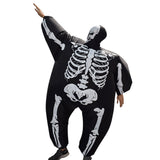 Déguisement Adulte Squelette Gonflable Costume d'Halloween Carnaval