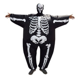 Déguisement Adulte Squelette Gonflable Costume d'Halloween Carnaval