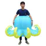 Déguisement Combinaison Gonflable Octopus Costume d'Halloween 