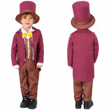 Déguisement Enfant Film Wonka(2023) Willy Wonka Costume pour Mardi Gras