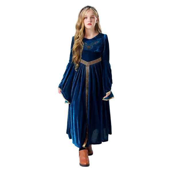 Déguisement Médiéval Enfant Déguisement Reine Médiévale Enfant - Robe Déguisement Médiéval Enfant Déguisement Reine Médiévale Enfant - Robe