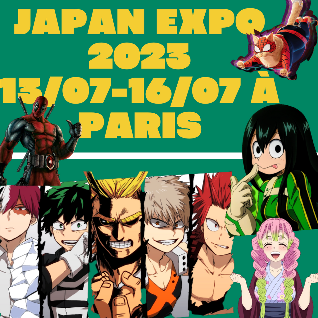 Japan Expo 2023: 13/07-16/07 à Paris