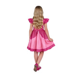 Déguisement Princesse The Super Mario Galaxy Movie(2026) Film Robe à Manches Volantes Enfant