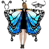 Déguisement Enfant&Femme Cape à Ailes de Papillon Costume pour Halloween
