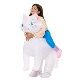 Déguisement Enfant Gonflable Chat Costume Blanc