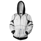 Déguisement Adulte Imperial Stormtrooper Zip Sweat-shirt à Capuche Costume