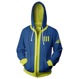 Déguisement Fallout 4 Vault 111 Zip Sweat-Shirt à Capuche Cosutme