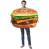 Déguisement Enfant & Adulte Hot-dog, Hamburger, Frites Combinaison Costume 4 Pièces