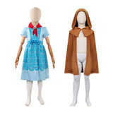 Déguisement Fille Stranger Things Holly Wheeler Robe Bleue Costume d'Halloween
