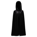 Déguisement Enfant Cape Noir Costume pour Halloween Carnaval