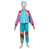 Déguisement Enfant Rétro 80 90S Ensemble de Sport Vintage Costume Ver.4