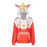 Déguisement Palworld Kingpaca Sweat-Shirt à Capuche Imprimé Costume