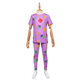 Déguisement Enfant&Femme KPop Demon Hunters Huntrix Zoey Pyjama Violet Costume
