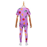 Déguisement Enfant&Femme KPop Demon Hunters Huntrix Zoey Pyjama Violet Costume