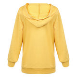 Déguisement Enfant&Adulte KPop Demon Hunters Huntrix Zoey Sweat-shirt à Capuche Jaune Costume