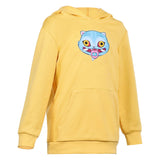 Déguisement Enfant&Adulte KPop Demon Hunters Huntrix Zoey Sweat-shirt à Capuche Jaune Costume