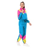 Déguisement Adulte 80s Hippie Disco Sportwear Retro Cosplay Costume Halloween Carnaval