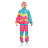 Déguisement Enfant 80 90S Hip-hop Ensemble de Sport Vintage Costume Ver.2