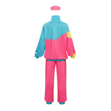 Déguisement Enfant 80 90S Rétro Ensemble de Sport Vintage Costume Ver.3