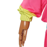 Déguisement Enfant 80 90S Rétro Ensemble de Sport Vintage Costume Ver.3