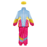 Déguisement Enfant 80 90S Rétro Ensemble de Sport Vintage Costume Ver.3