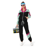 Déguisement 80s 90s Hip-hop Ensemble en Groupe Sport Vintage Survêtement
