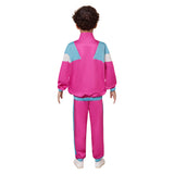 Déguisement Enfant Hip hop Tenue de Sport Vintage Costume Rose