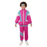 Déguisement Enfant Hip hop Tenue de Sport Vintage Costume Rose