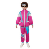 Déguisement Enfant Hip hop Tenue de Sport Vintage Costume Rose