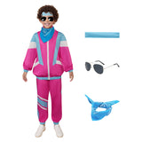 Déguisement Enfant Hip hop Tenue de Sport Vintage Costume Rose