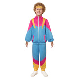 Déguisement Enfant Hip hop Tenue de Sport Vintage Costume Bleu