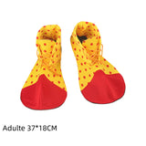 Accessoires Clown Déguise Chapeau/Lunettes/Faux Nez/Perruque Colorée/Masque Ensemble