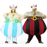 Déguisement Astérix le Gaulois Graisse Gonflable Costume