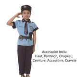 Déguisement Enfant Police Prisonnier Pompier Uniforme Costume Halloween