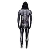 Déguisement Enfant&Adulte Horreur Squelette Tenue en Groupe Costume d'Halloween