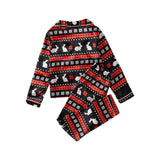 Déguisement Enfant Bonhomme de Neige et Elk de Noël Ensemble Pyjama Costume