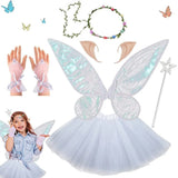 Ailes de Papillon d'Halloween Set de 6 Accessoires